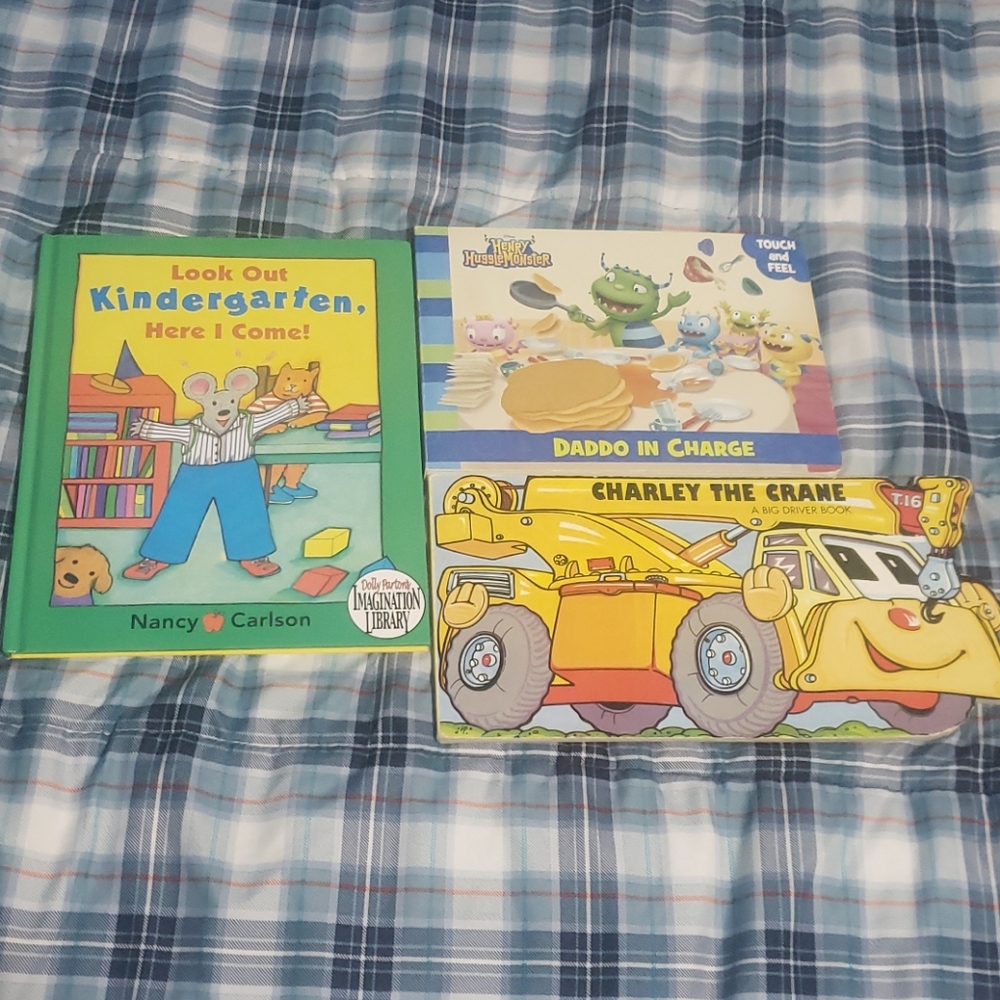 3 Children's kids book lot Daddo in Charge Disney